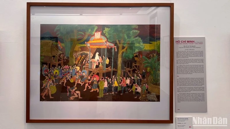 テーマ展「視覚芸術におけるホーチミン」のオープニング（写真5）