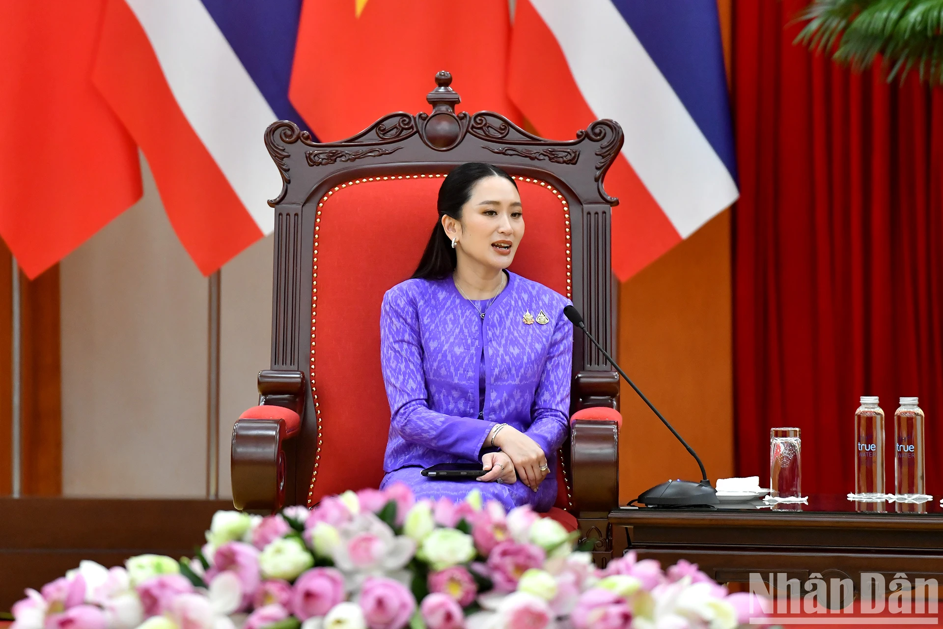 [Ảnh] Tổng Bí thư Tô Lâm tiếp Thủ tướng Vương quốc Thái Lan Paetongtarn Shinawatra ảnh 3