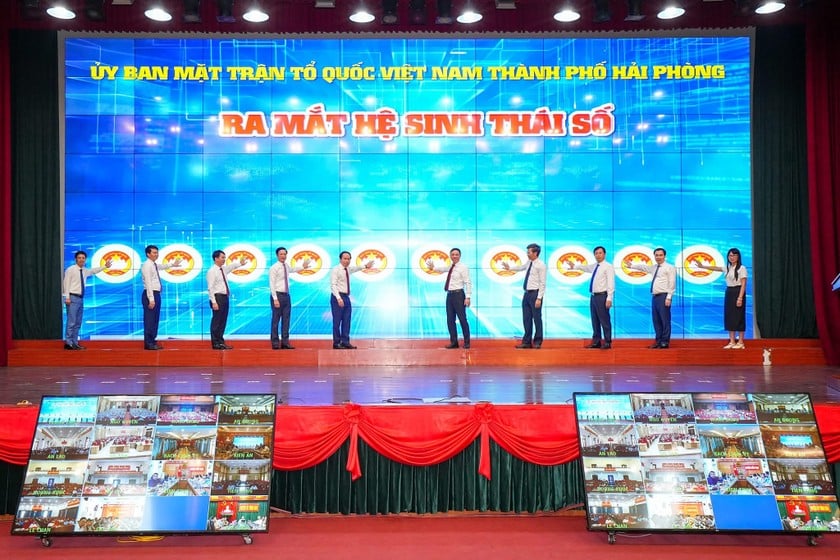 Hệ sinh thái số đóng vai trò kết nối thông tin giữa các cấp Mặt trận, giữa Mặt trận với các cơ quan nhà nước và các tổ chức thành viên.