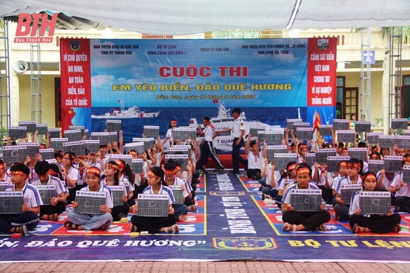 Sôi nổi Cuộc thi “Em yêu biển, đảo quê hương”