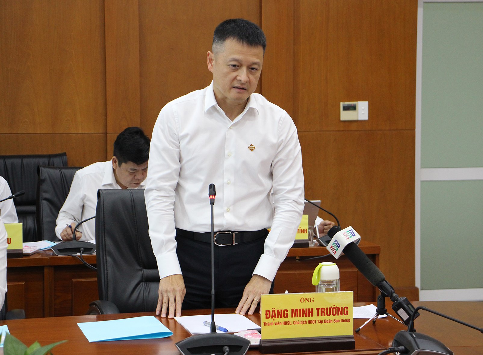 Ông Đặng Minh Trường, Thành viên Hội đồng sáng lập, Chủ tịch HĐQT Tập đoàn Sun Group khẳng định quyết tâm đầu tư vào Bà Rịa-Vũng Tàu.