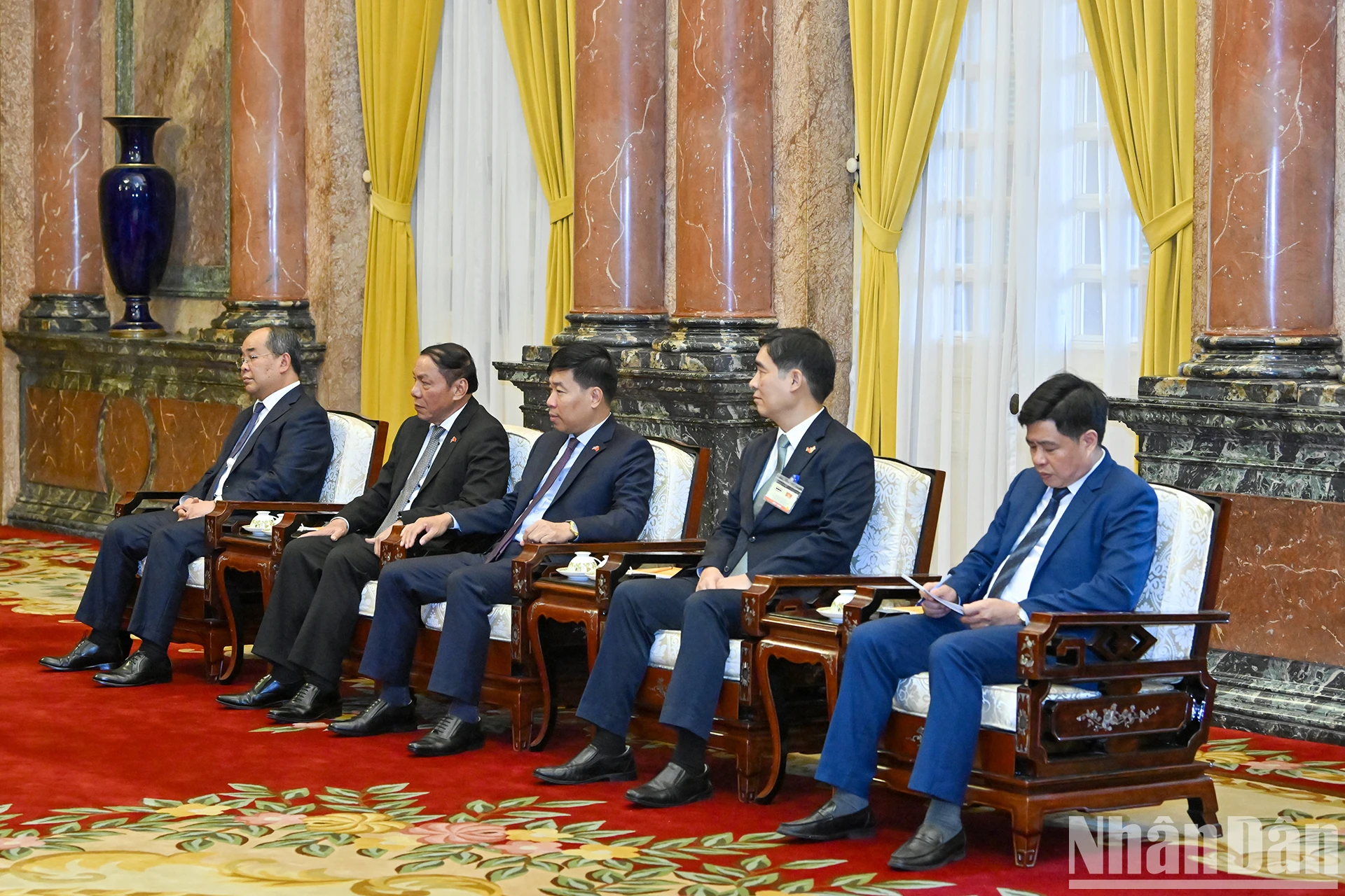 [Ảnh] Chủ tịch nước Lương Cường tiếp Thủ tướng Vương quốc Thái Lan Paetongtarn Shinawatra ảnh 5
