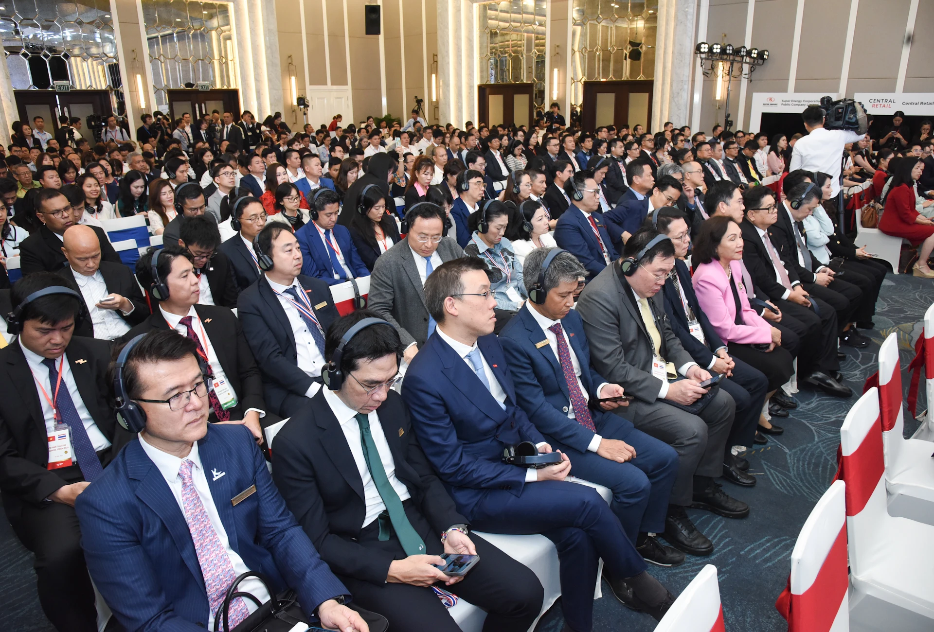 [Ảnh] Thủ tướng Phạm Minh Chính và Thủ tướng Vương quốc Thái Lan Paetongtarn Shinawatra dự Diễn đàn Doanh nghiệp Việt Nam-Thái Lan 2025 ảnh 4