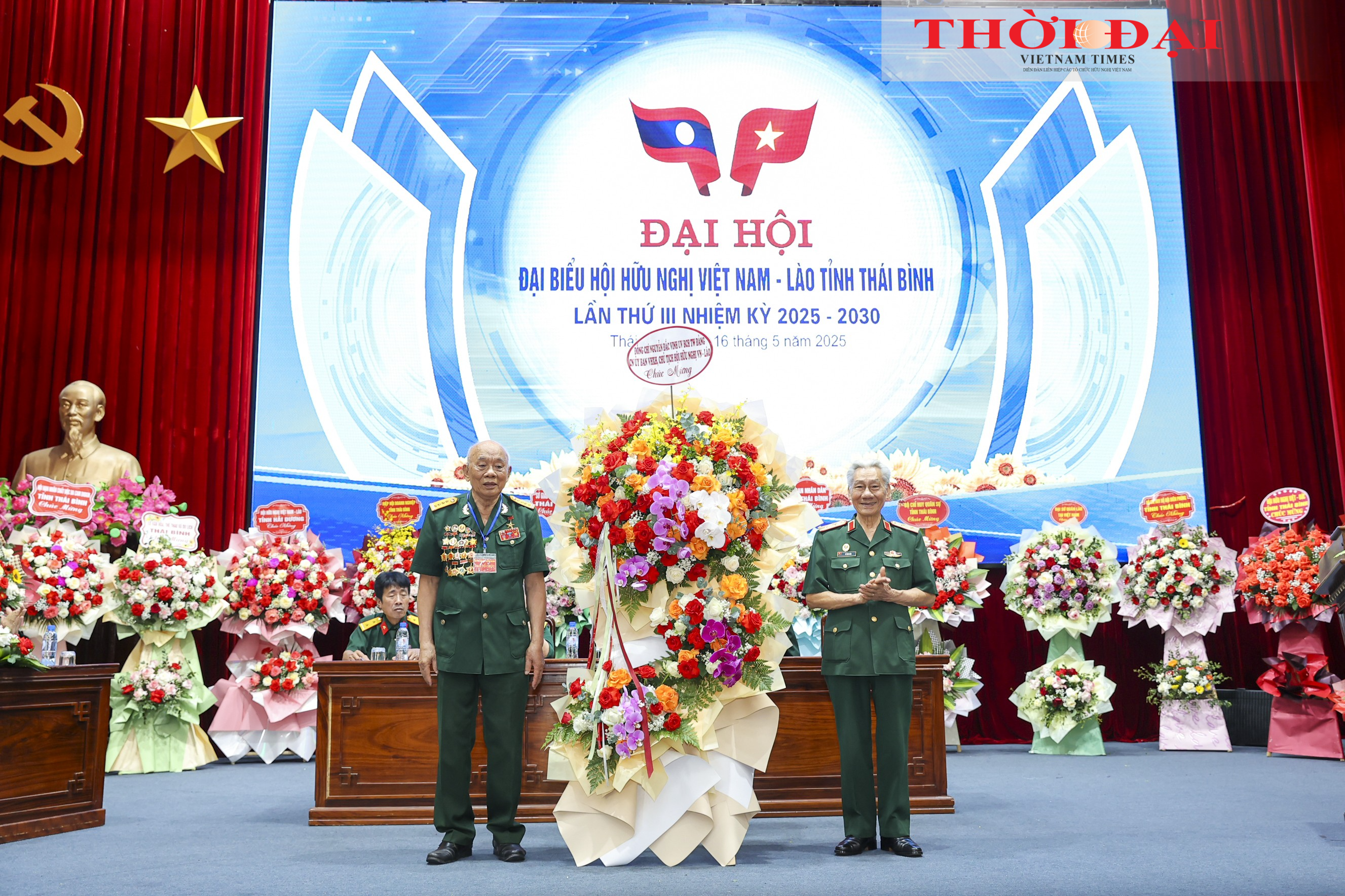 Ông Lê Hữu Thuần giữ chức Chủ tịch Hội hữu nghị Việt Nam - Lào tỉnh Thái Bình nhiệm kỳ 2025-2030