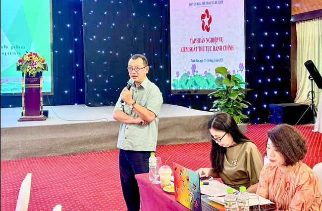Bộ VHTTDL tổ chức tập huấn nghiệp vụ kiểm soát thủ tục hành chính - Ảnh 3.