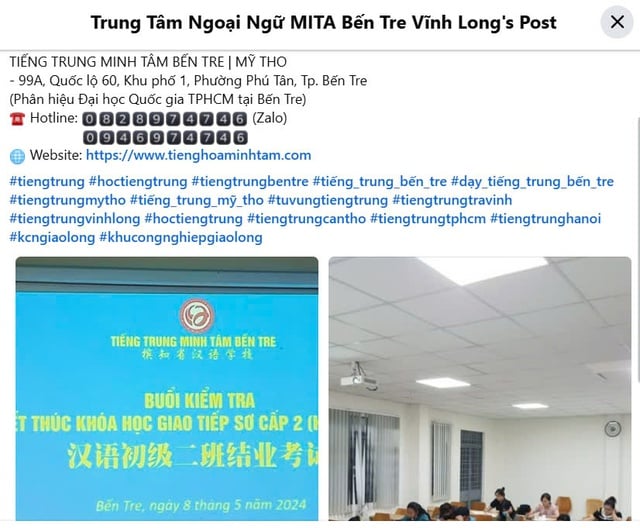 “Bóc mẽ” nhiều lớp dạy tiếng Trung “chui” trong trường công lập tại Bến Tre- Ảnh 2.