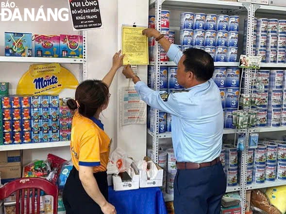 Các cơ sở kinh doanh sữa, thực phẩm dinh dưỡng tại Đà Nẵng ký và niêm yết cam kết chấp hành đúng quy định pháp luật