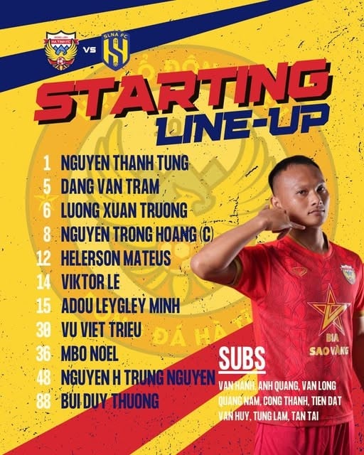 Live Hong Linh Ha Tinh vs SLNA, 18:00 May 17: Will there be any changes? photo 3