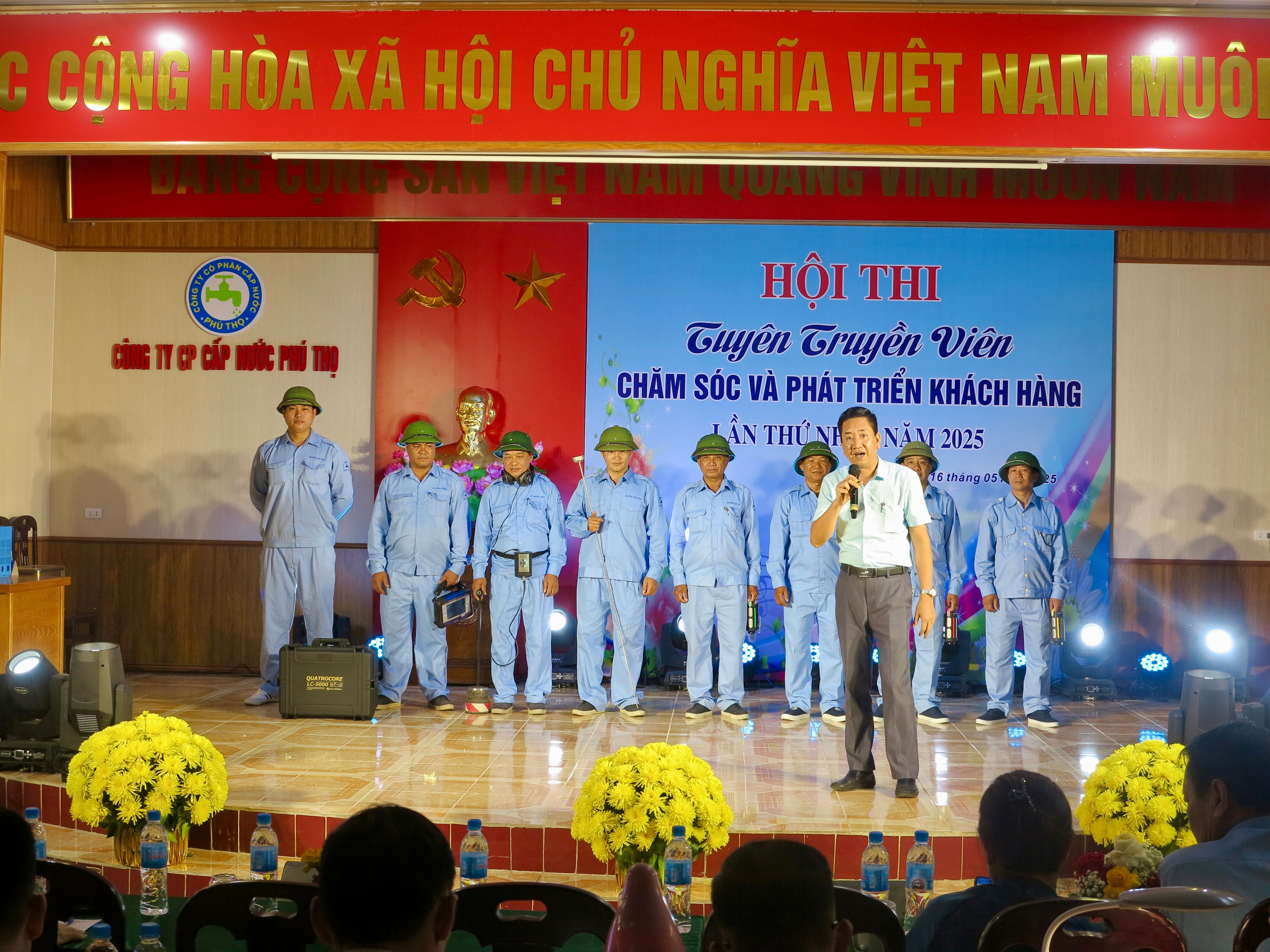 Công ty CP Cấp nước Phú Thọ tổ chức Hội thi tuyên truyền viên chăm sóc và phát triển khách hàng