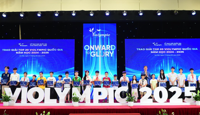 Trao giải Violympic cho gần 600 học sinh xuất sắc- Ảnh 2.
