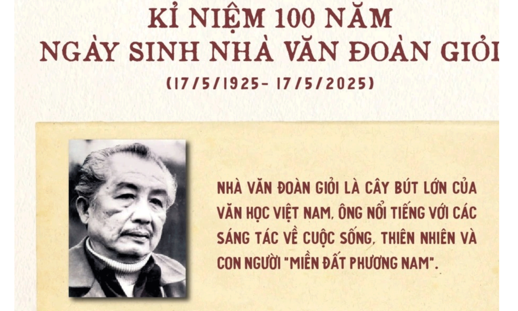 Writer Doan Gioi. Photo: thethaovanhoa.vn