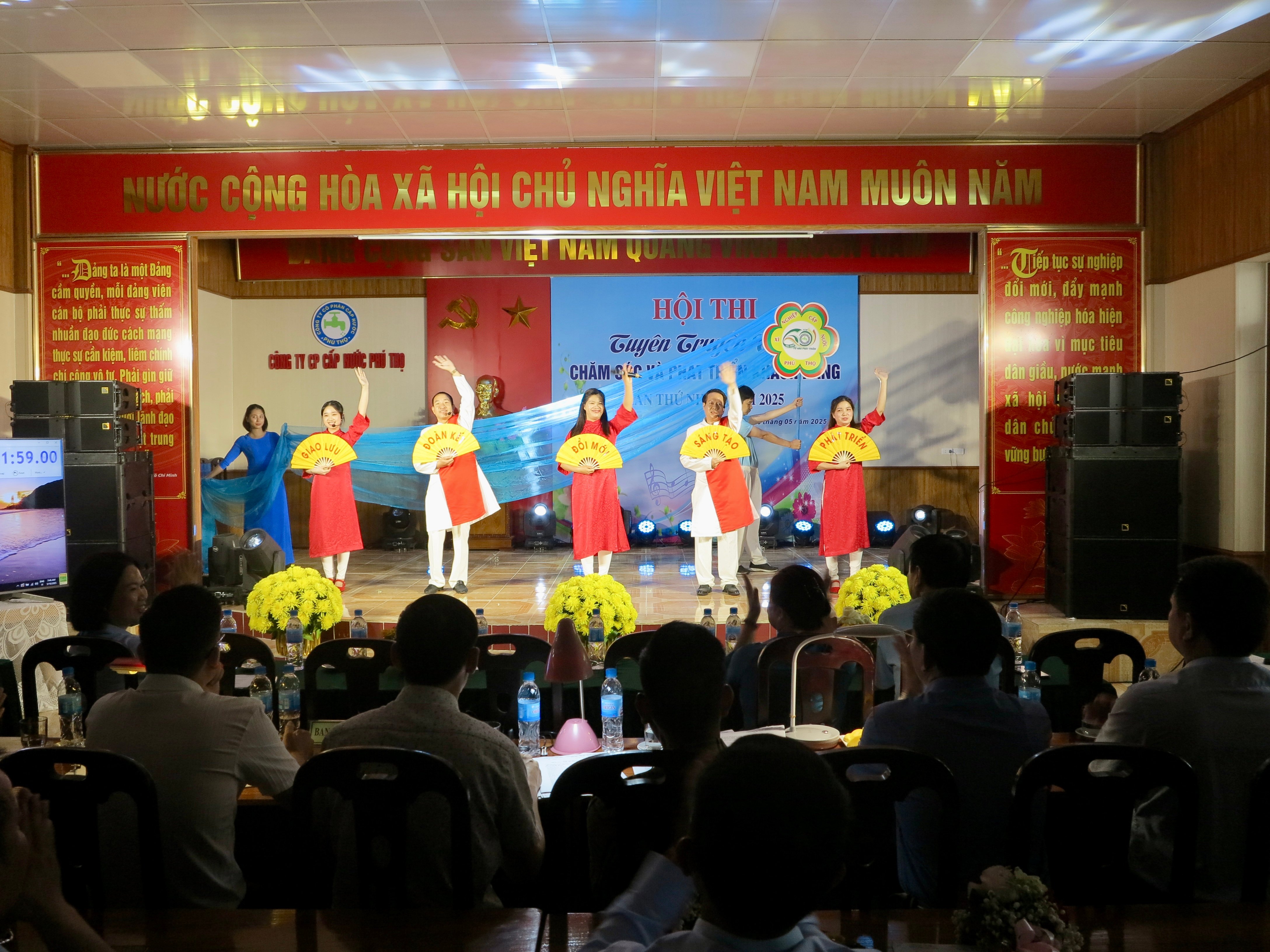 Công ty CP Cấp nước Phú Thọ tổ chức Hội thi tuyên truyền viên chăm sóc và phát triển khách hàng