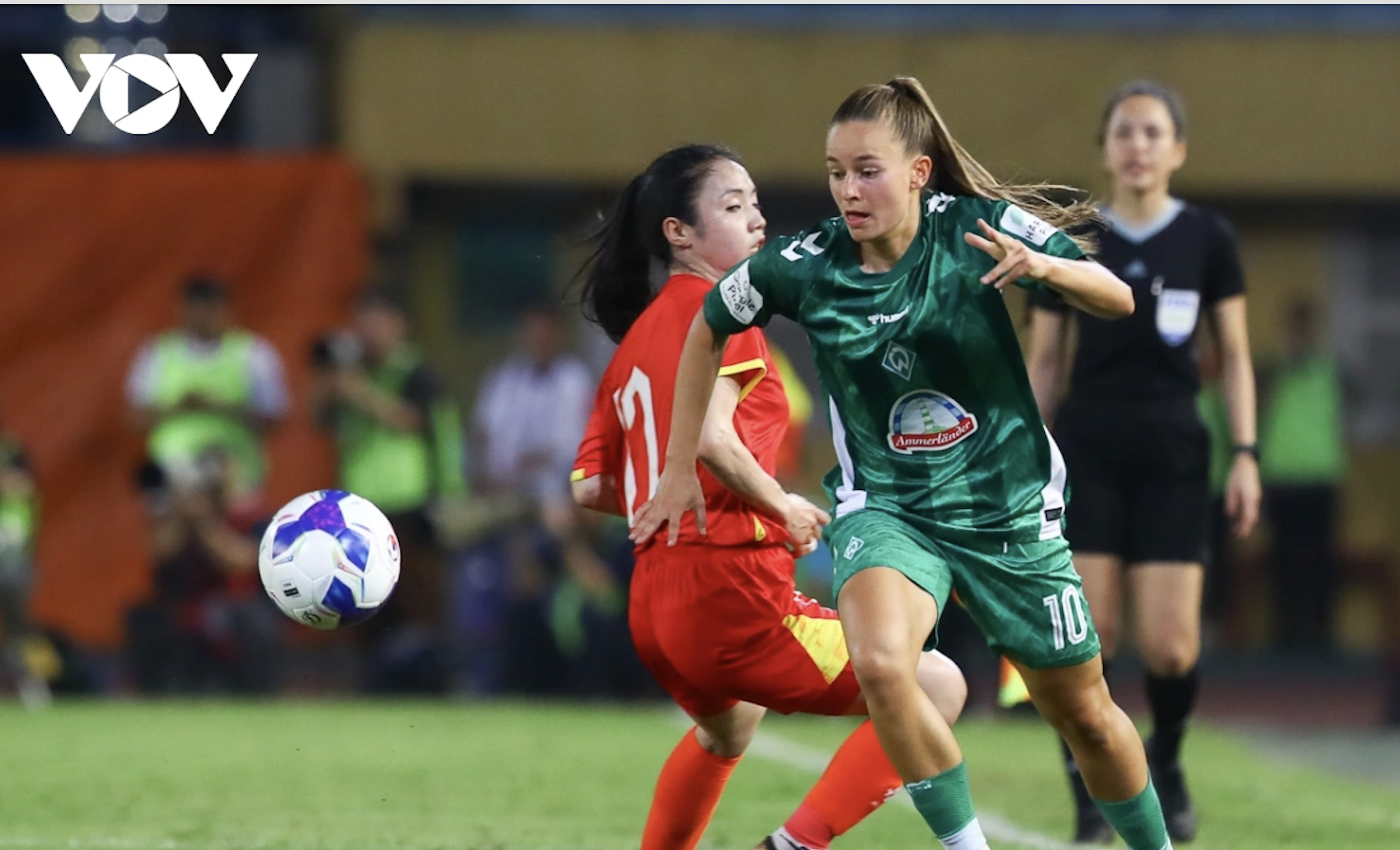 ក្រុមនារីវៀតណាម 1-4 Werder Bremen៖ សិស្សរបស់ "ឧត្តមសេនីយ៍" Chung ចាប់អារម្មណ៍ជាមួយនឹងល្បឿន