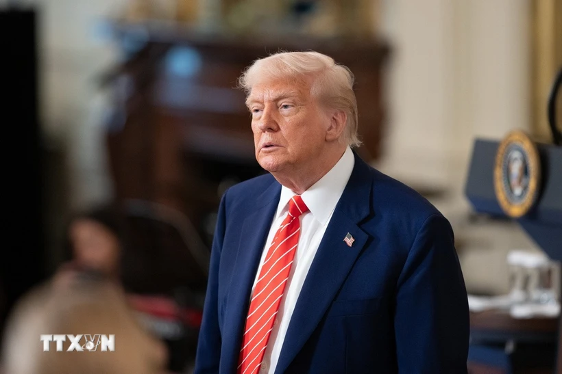 Tổng thống Mỹ Donald Trump. (Ảnh: THX/TTXVN)