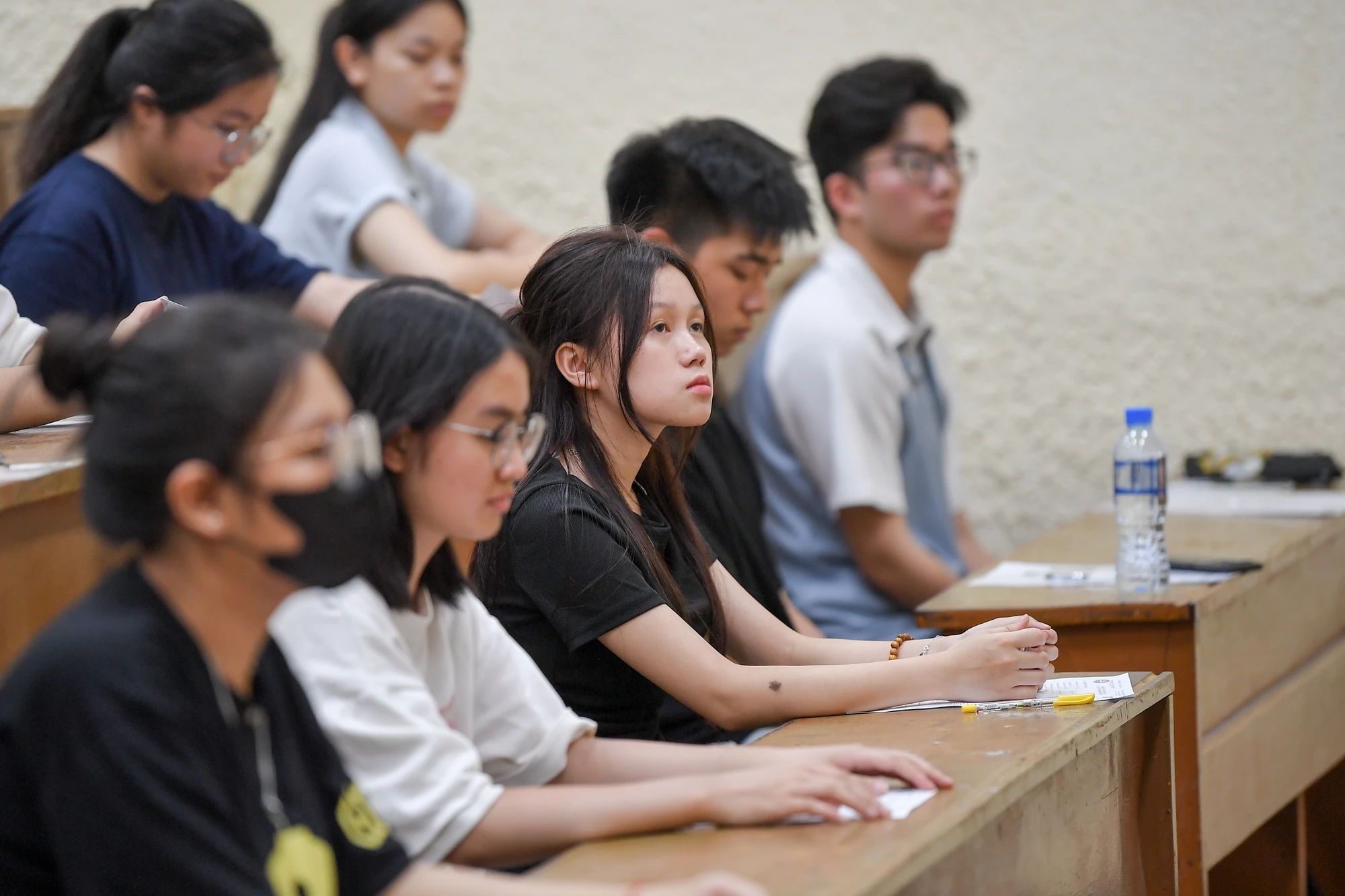 [Ảnh] Hơn 17.000 thí sinh tham gia Kỳ thi Đánh giá năng lực SPT năm 2025 của Trường đại học Sư phạm Hà Nội ảnh 8