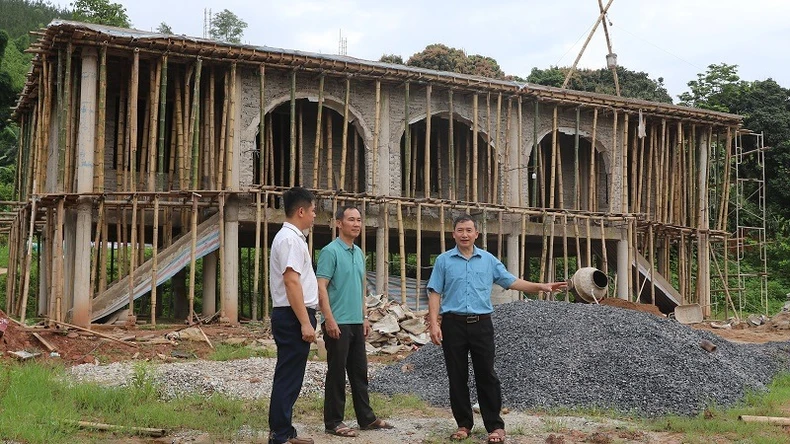 Nhân dân vùng biên Điện Biên chung sức xây dựng nông thôn mới ảnh 3