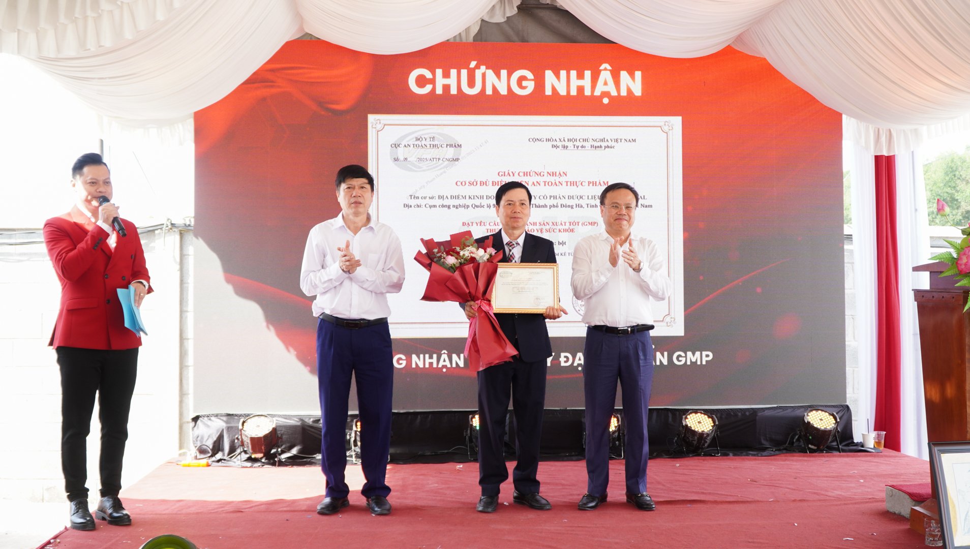 Khánh thành nhà máy sản xuất dược liệu đạt chuẩn GMP đầu tiên tại Quảng Trị