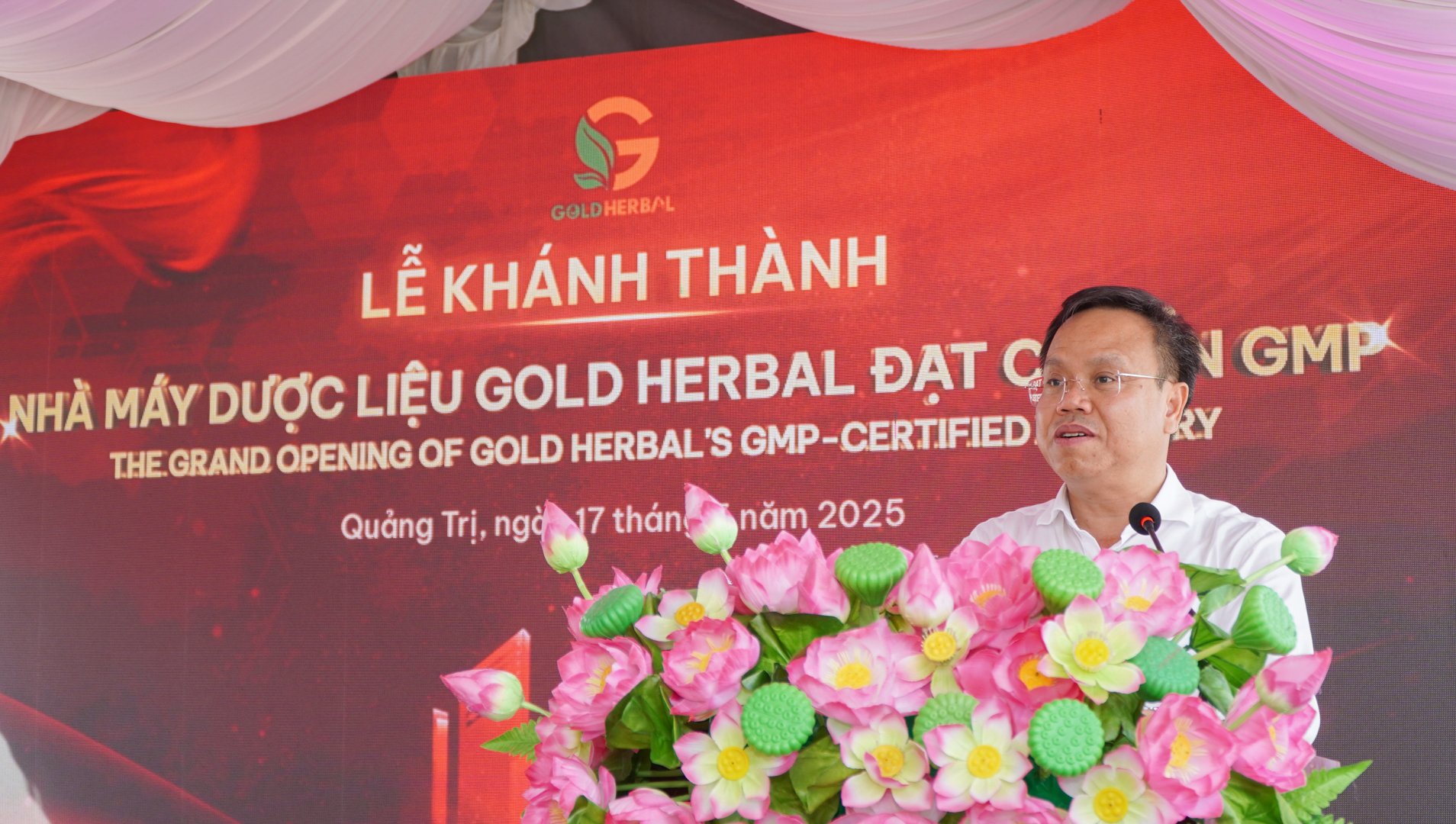 Khánh thành nhà máy sản xuất dược liệu đạt chuẩn GMP đầu tiên tại Quảng Trị