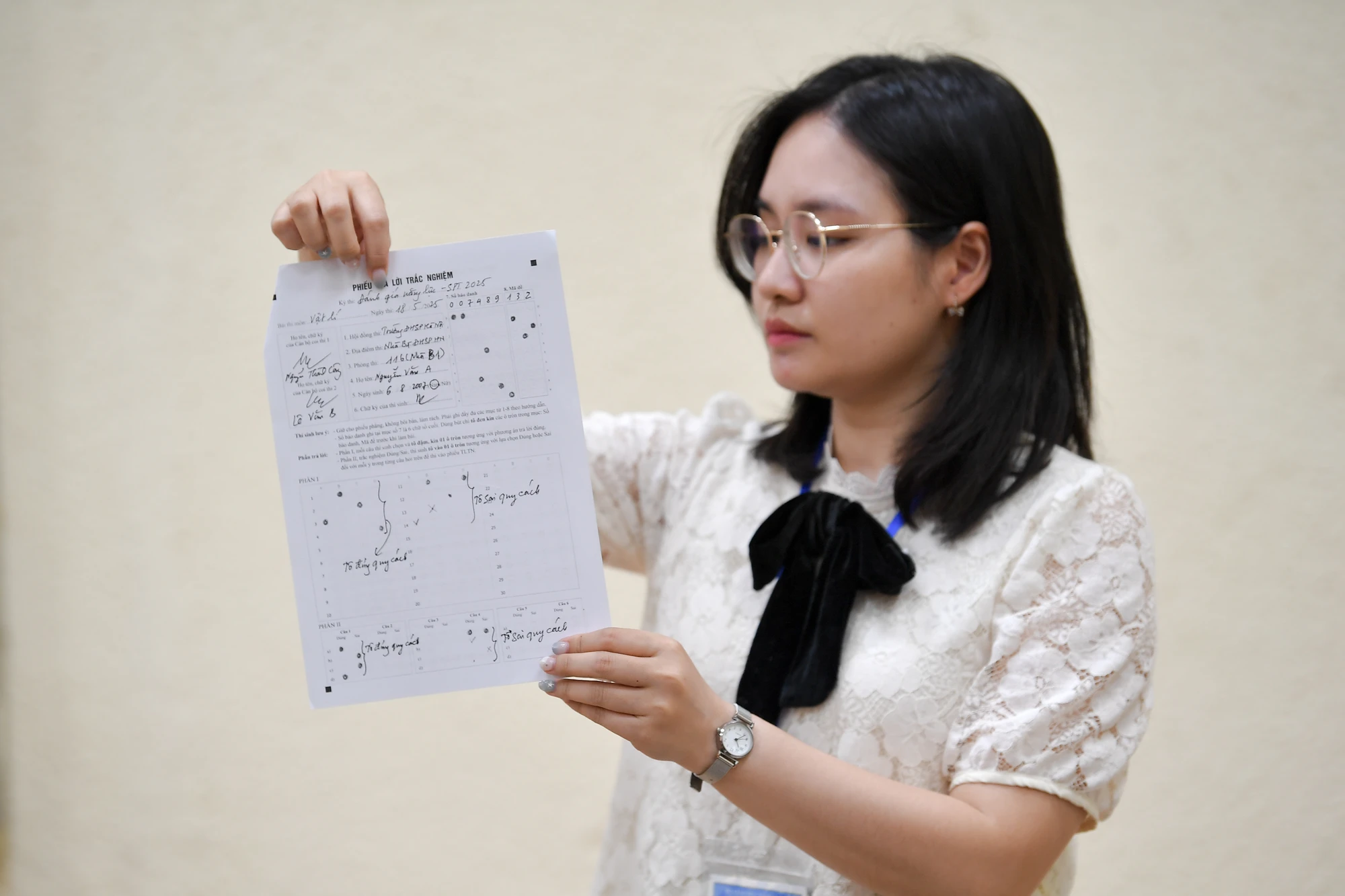 [Ảnh] Hơn 17.000 thí sinh tham gia Kỳ thi Đánh giá năng lực SPT năm 2025 của Trường đại học Sư phạm Hà Nội ảnh 10