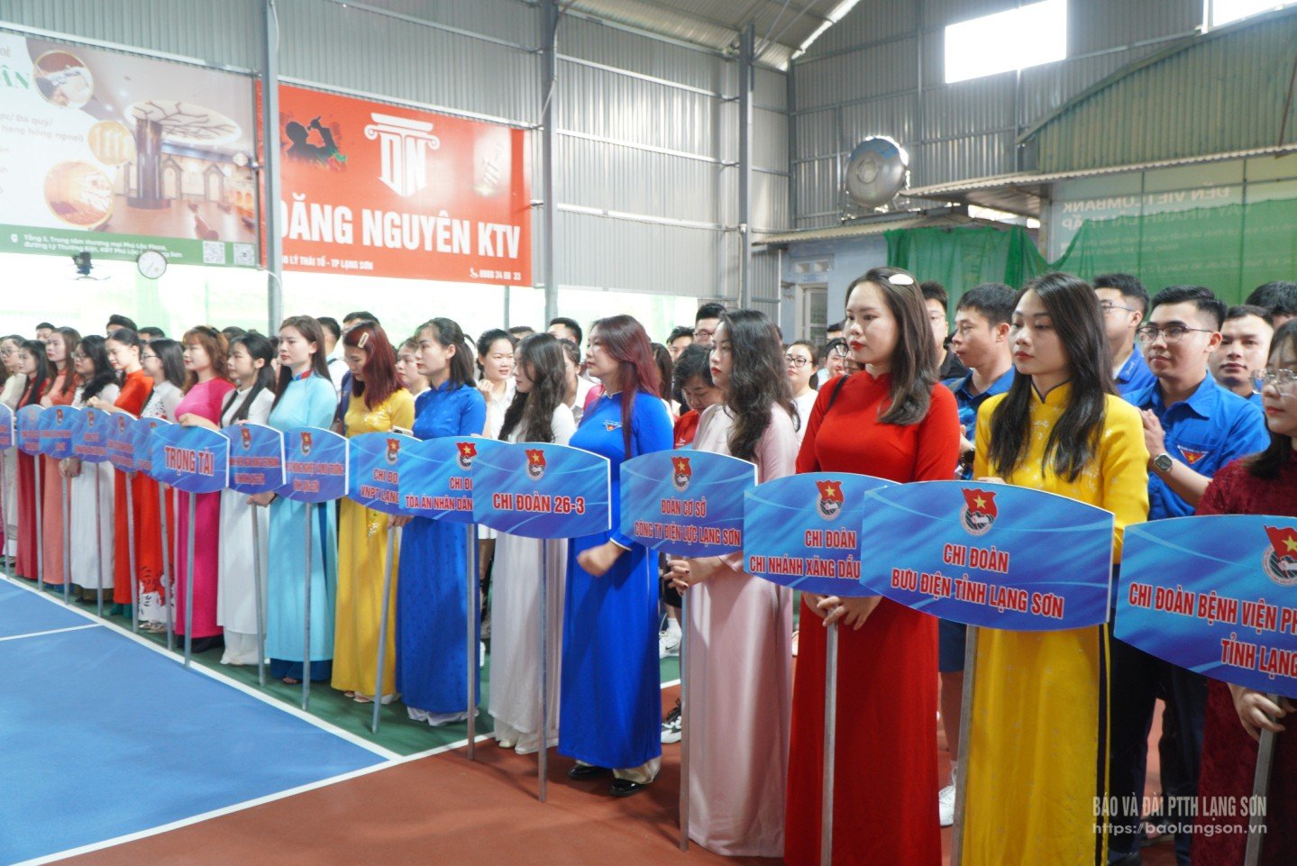 Một số đoàn vận động viên tham gia giải đấu