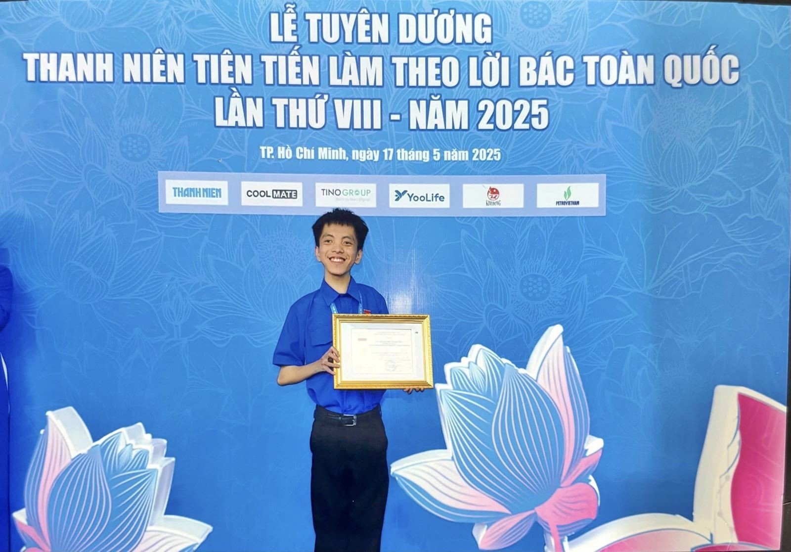 Sinh viên Sư phạm tiếng Anh Chương Đình Phúc, Gương thanh niên khuyết tật tiêu biểu tham gia chương trình “Tỏa sáng Nghị lực Việt” trẻ năm 2024.