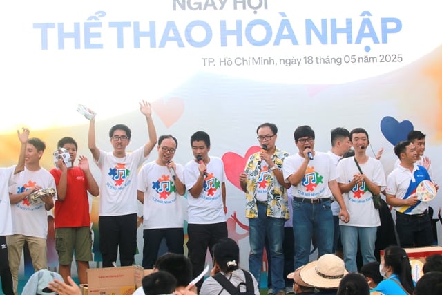 Ngày hội thể thao hòa nhập dành cho trẻ em đặc biệt tại TPHCM - Ảnh 1.