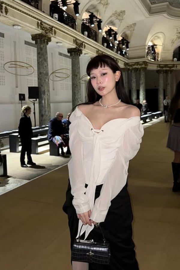 Nhan sắc xinh đẹp của hotgirl gen Z được mời tham dự Paris Fashion Week - Ảnh 3.