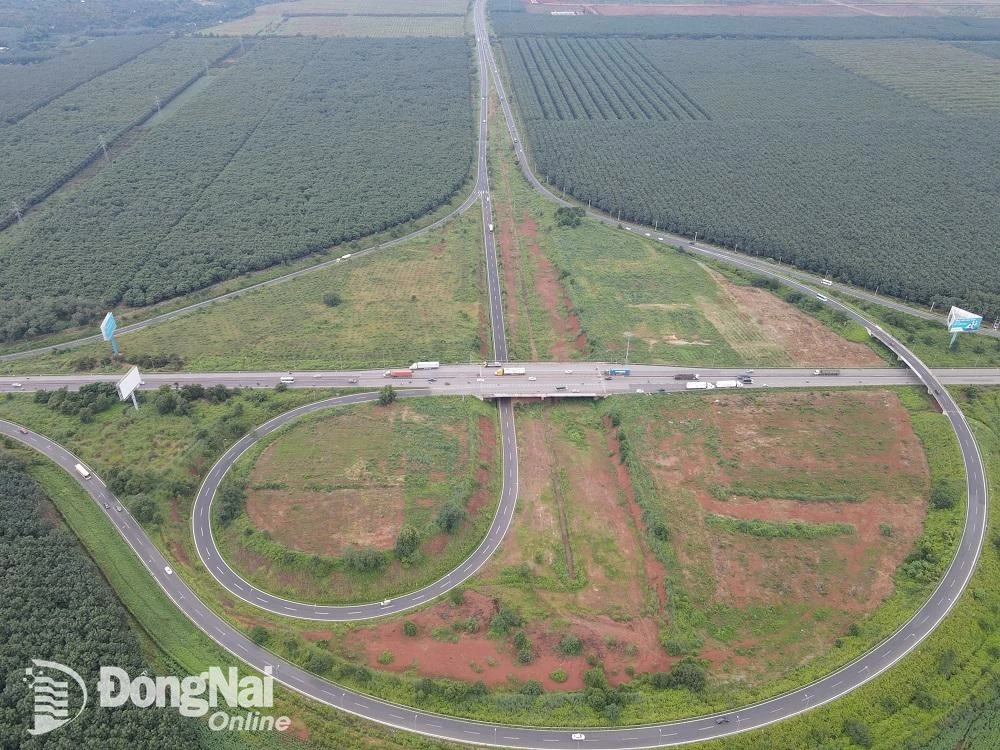 Đường cao tốc Dầu Giây - Tân Phú khi hoàn thành xây dựng sẽ kết nối với đường cao tốc Thành phố Hồ Chí Minh - Long Thành - Dầu Giây. Ảnh tư liệu