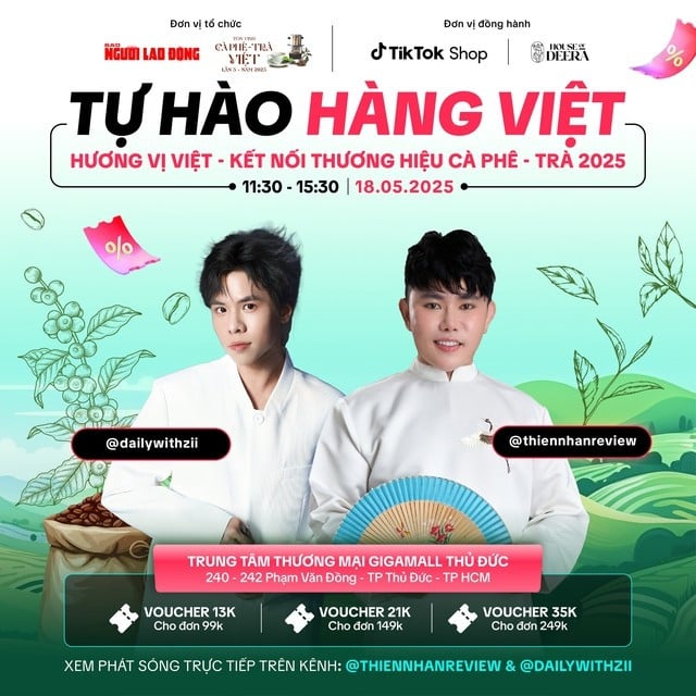 Phiên livestream sẽ được tổ chức ngay tại khu vực gian hàng sảnh chính Trung tâm thương mại Gigamall