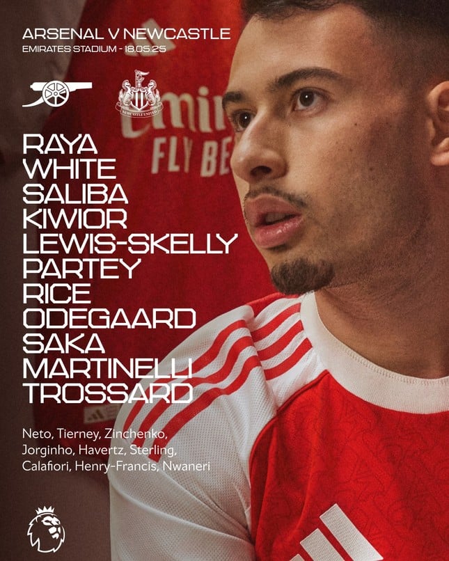 Trực tiếp Arsenal vs Newcastle 0-0 (H1): Hiệp 1 bắt đầu ảnh 25