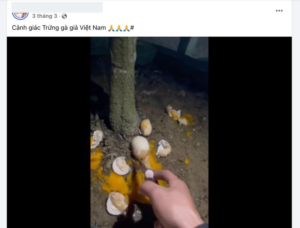 Thông tin lan truyền trên mạng xã hội. Ảnh chụp màn hình