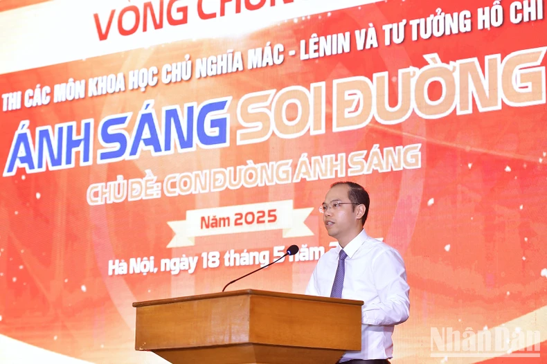Sinh viên Thủ đô tranh tài về chủ nghĩa Mác-Lênin và tư tưởng Hồ Chí Minh ảnh 5