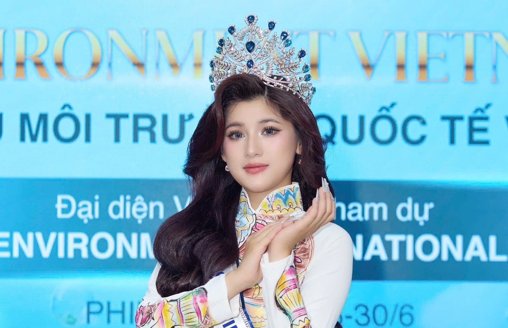 Nhan sắc cô gái 19 tuổi quê Đắk Nông thi Hoa hậu Môi trường Quốc tế- Ảnh 1.