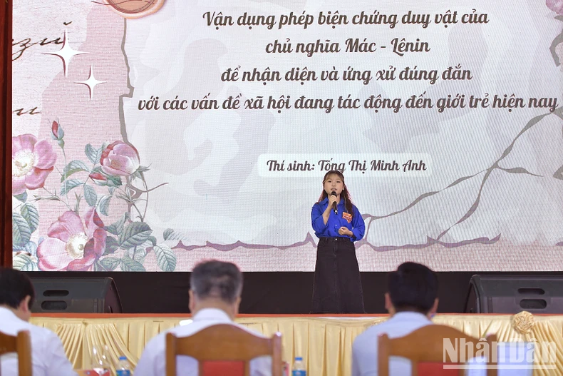 Sinh viên Thủ đô tranh tài về chủ nghĩa Mác-Lênin và tư tưởng Hồ Chí Minh ảnh 2