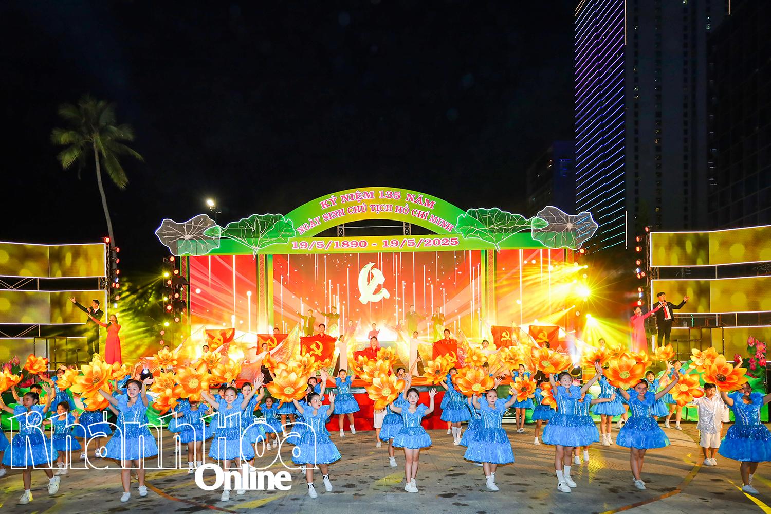 Children perform the song 