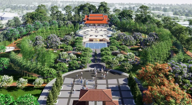 Bình Dương khởi công khu lưu niệm cụ phó bảng Nguyễn Sinh Sắc - Ảnh 1.