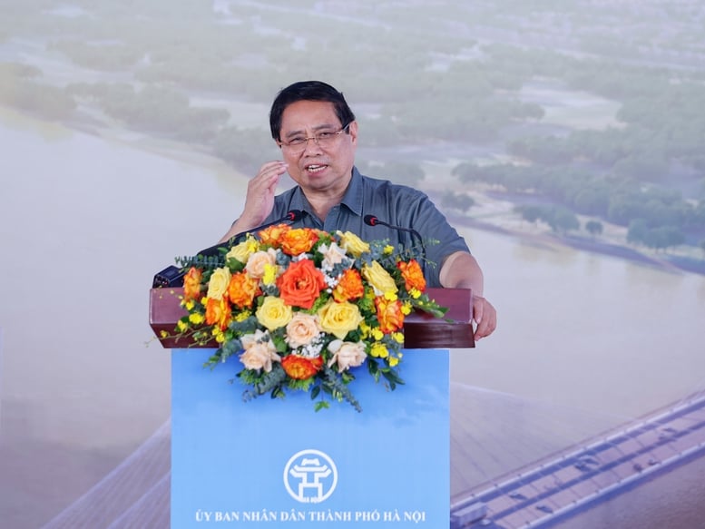 Thủ tướng phát lệnh khởi công cầu Tứ Liên (Hà Nội)- Ảnh 2.