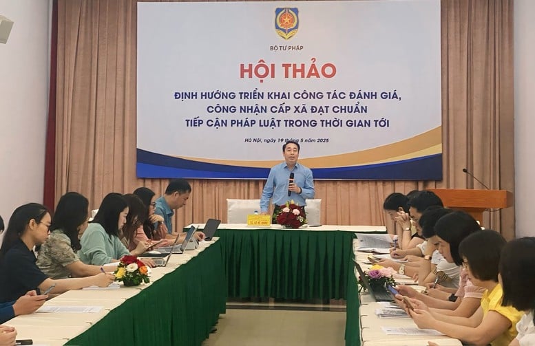Định hướng công tác đánh giá, công nhận cấp xã đạt chuẩn tiếp cận pháp luật - Ảnh 1.