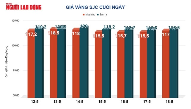 Giá vàng hôm nay 19-5: Vừa mở cửa, đồng loạt tăng trở lại  - Ảnh 2.