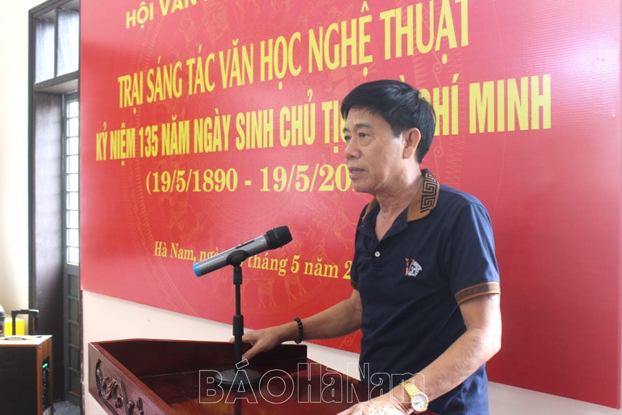 Khai mạc trại sáng tác chuyên sâu kỷ niệm 135 năm Ngày sinh Chủ tịch Hồ Chí Minh