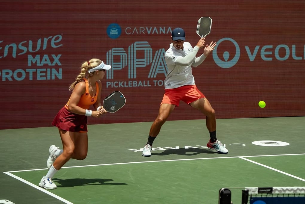 Cặp đôi pickleball số một thế giới bội thu danh hiệu tại giải đấu ở Mỹ - 1