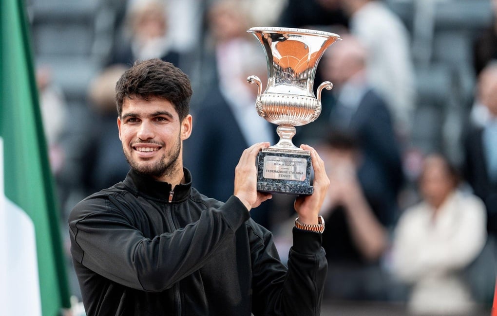 Đánh bại Sinner, Alcaraz lên ngôi tại Italian Open - 1