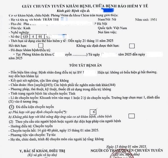 'Ngã ngửa' với giấy chuyển bảo hiểm y tế: Không được phát sinh thủ tục phiền hà - Ảnh 1.