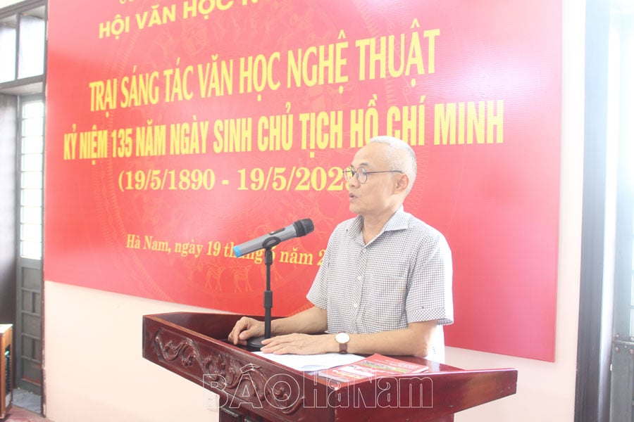 Khai mạc trại sáng tác chuyên sâu kỷ niệm 135 năm Ngày sinh Chủ tịch Hồ Chí Minh