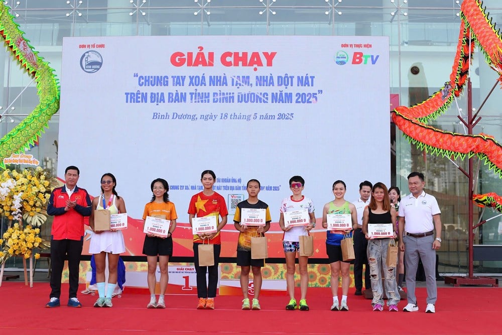 11.000 người tham gia giải chạy “Chung tay xóa nhà tạm, nhà dột nát trên địa bàn tỉnh Bình Dương” - Ảnh 2.