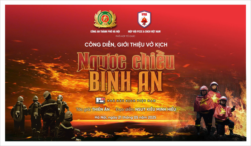 “Ngược chiều bình an” thể hiện sự tri ân sâu sắc từ cộng đồng và toàn thể xã hội dành cho những chiến sĩ cảnh sát phòng cháy chữa cháy và cứu nạn, cứu hộ. (ảnh BTC)