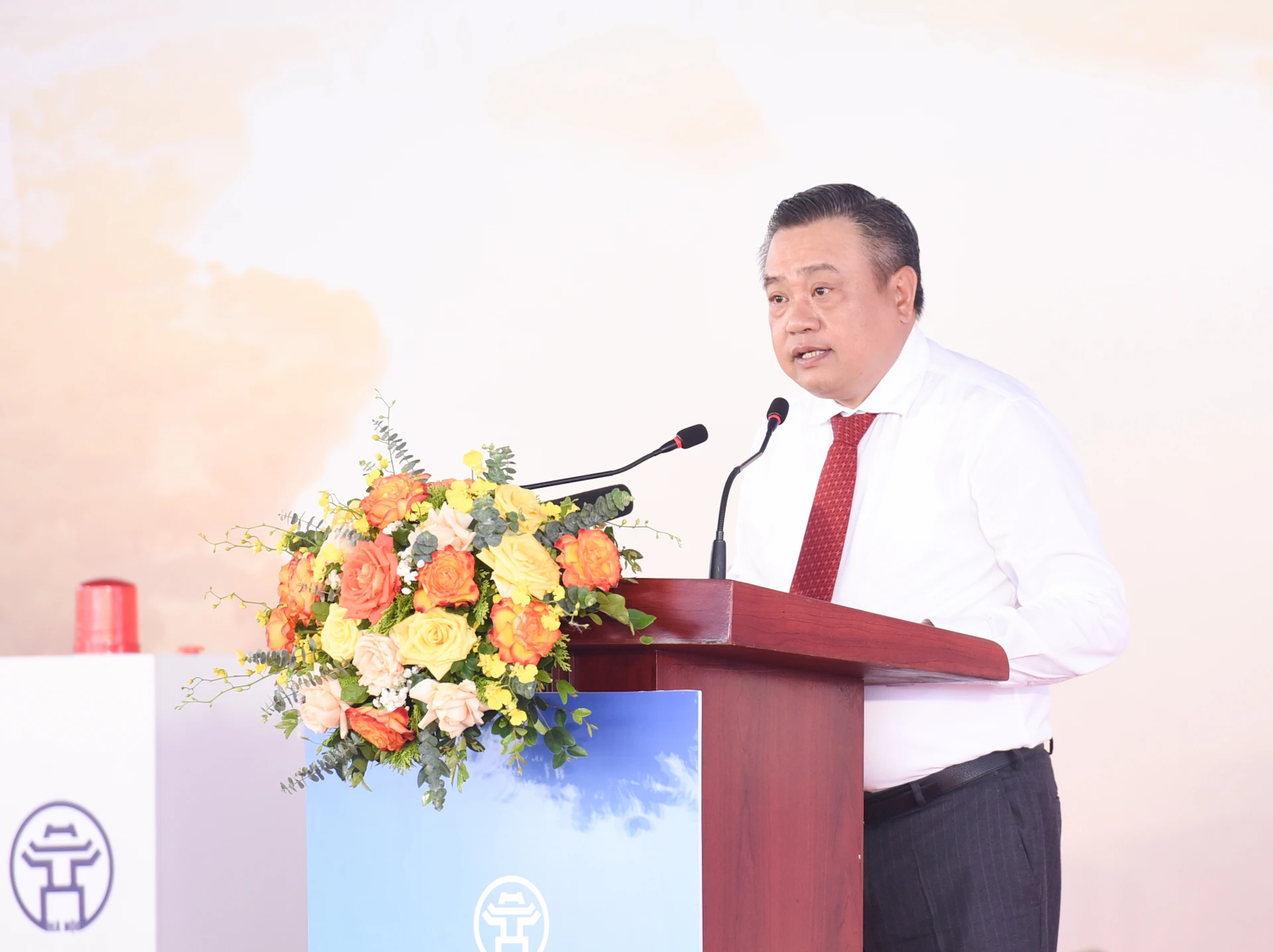 [Ảnh] Thủ tướng Phạm Minh Chính dự Lễ khởi công Dự án đầu tư xây dựng cầu Tứ Liên ảnh 3