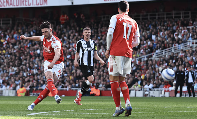 Siêu phẩm Declan Rice giúp Arsenal định đoạt vé châu Âu - Ảnh 3.