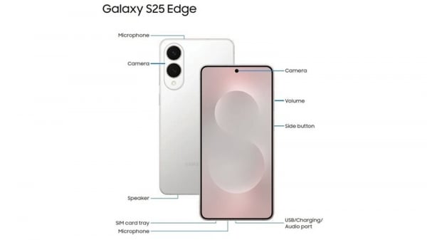 Se revelan fotos oficiales del Samsung Galaxy S25 Edge con muchos detalles interesantes
