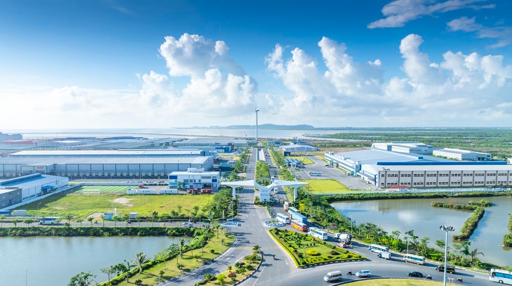 Tổ hợp KCN DEEP C thuộc KKT Đình Vũ - Cát Hải. Ảnh: Huy Dung